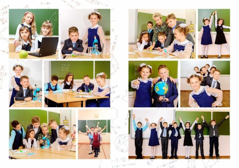 Выпускной альбом (первоклашки). Фотограф Константин Калачёв