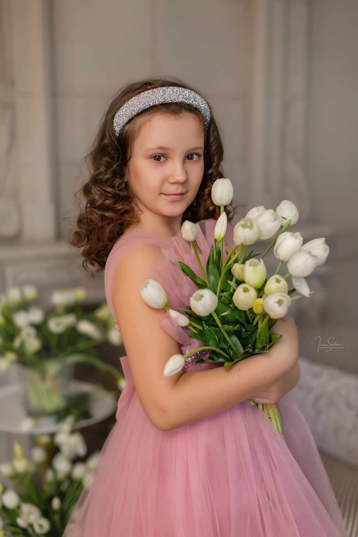 Детский новогодний портрет. Фотостудия Svet. Детский и семейный фотограф в Екатеринбурге