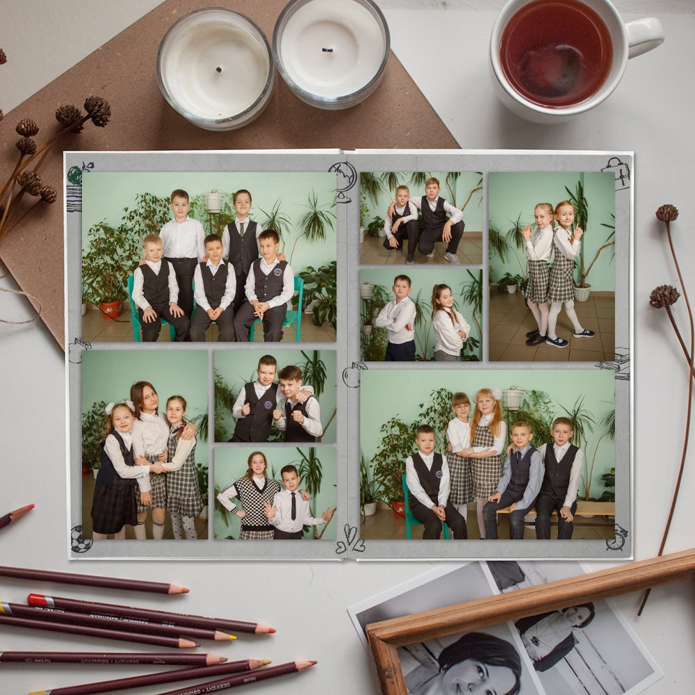 4 разворота 4кл. Детский, семейный и школьный фотограф Светлана Волжанина