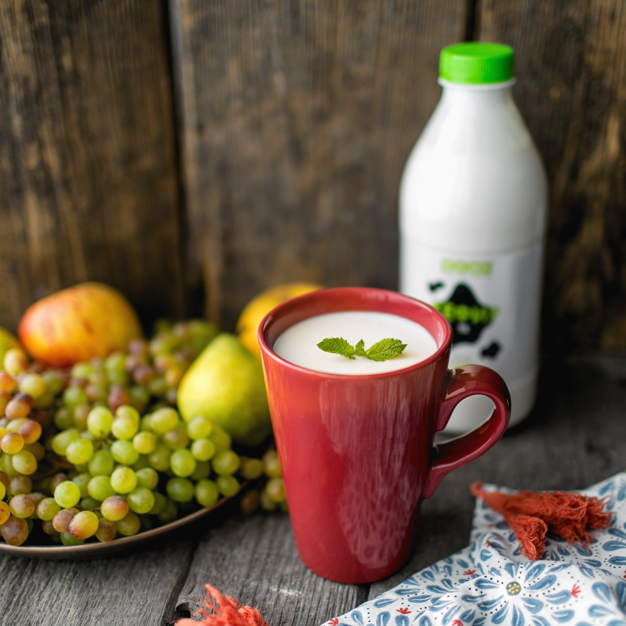 Фуд съемка молочной продукции комбината Роса в Смоленске. Фотограф | Михаил Буш Смоленск