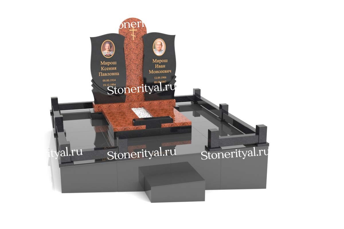 Семейные памятники. Изготовление и установка памятников в Москве и МО