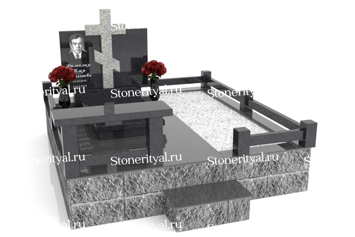 Семейные памятники. Изготовление и установка памятников в Москве и МО