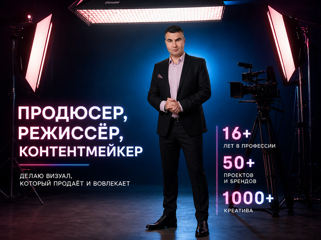Коммерческий контент для жизни и бизнеса. Денис Хрюкин, продюсер, режиссёр, контентмейкер. Санкт-Петербург, Москва