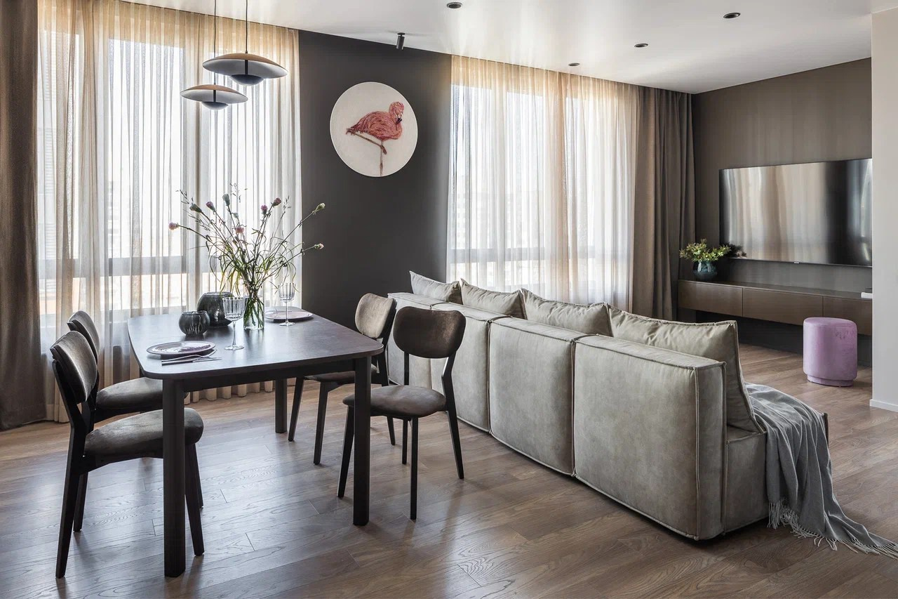 Дизайн квартиры «Savin family» для сдачи в аренду в Казани. Студия дизайна интерьера «Строчка» | Москва, Санкт-Петербург, Самара, Казань, Тольятти, Ульяновск и другие города России