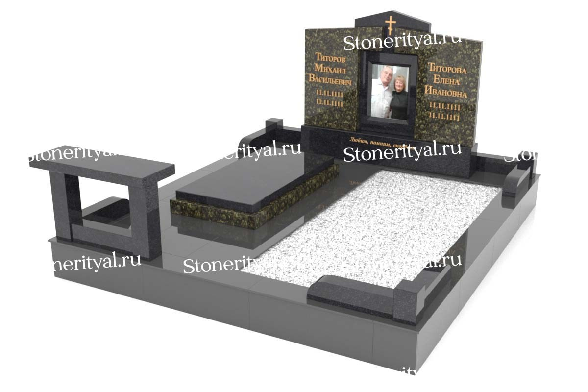 Семейные памятники. Изготовление и установка памятников в Москве и МО