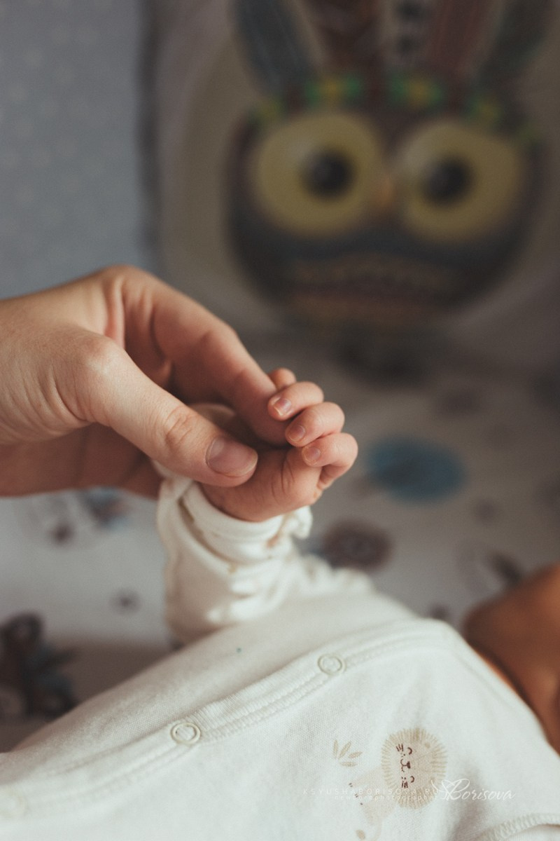 Фотосессия дома с новорожденным. Фотограф новорожденных в Магнитогорске Ксюша Борисова