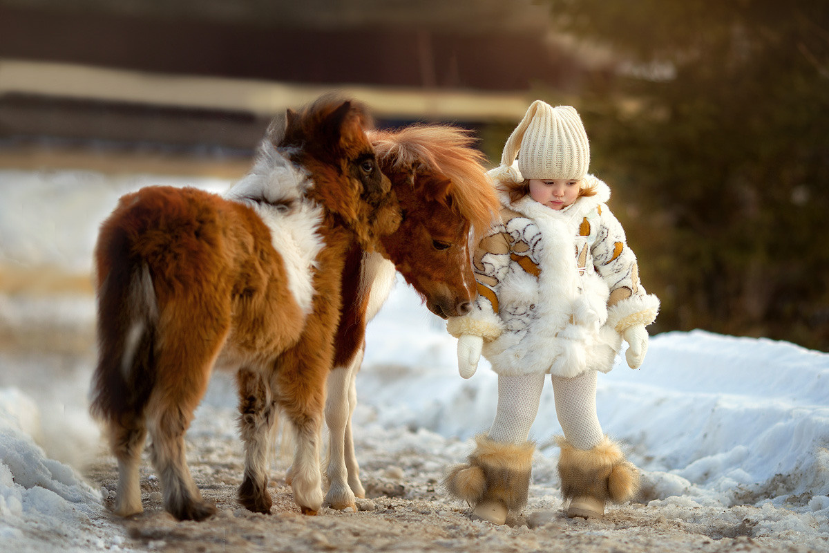 Фотосессия с животными. Детский и семейный фотограф в Москве Юлия Соболева