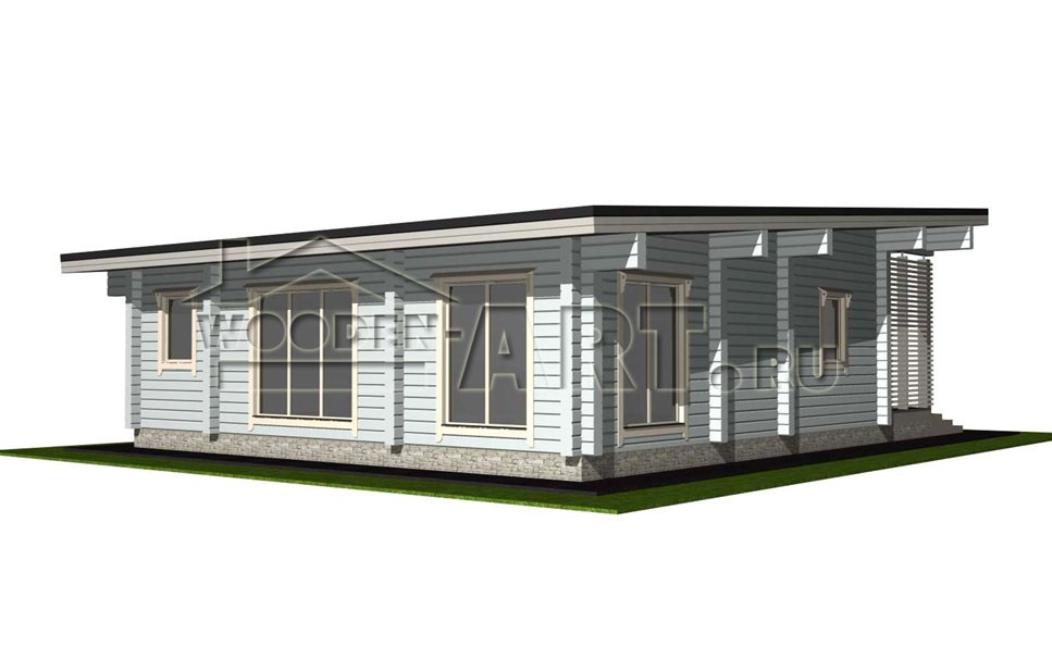 «Островки» 120 кв. м. Проекты деревянных домов