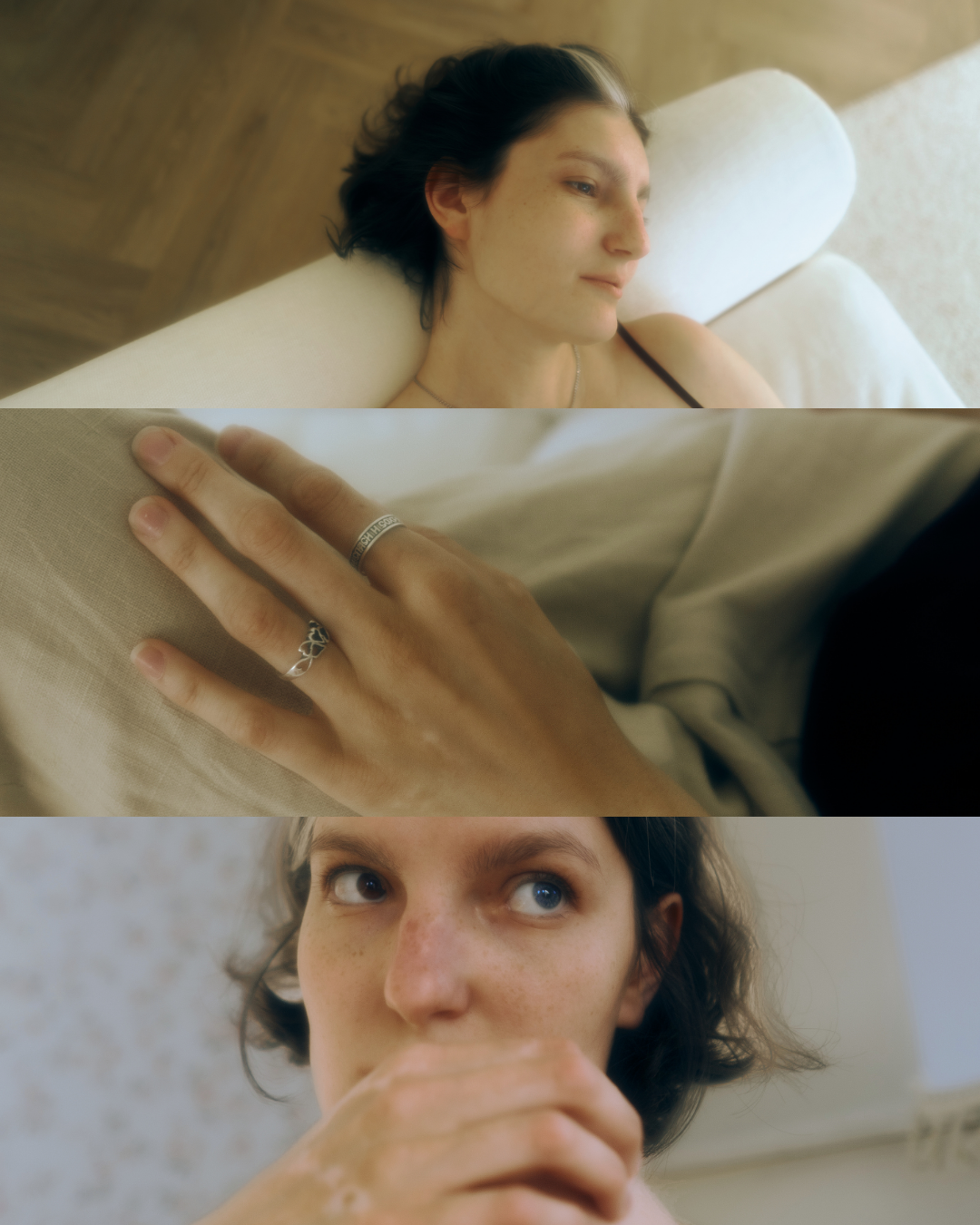 Фотосессия дома: нуар в светлой квартире