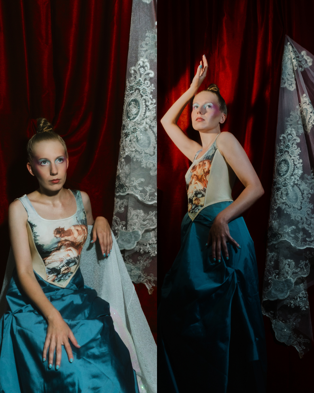 КАК ИЗ-ЗА ОДНОГО РЕФЕРЕНСА С МАКИЯЖЕМ Я СШИЛА ЮБКУ И ПЕРЕСОБРАЛА СВОЕ ФОТОАТЕЛЬЕ ДЛЯ СЪЕМКИ. НУАРНЫЙ ФОТОГРАФ В САНКТ-ПЕТЕРБУРГЕ МИША РЕПИНА