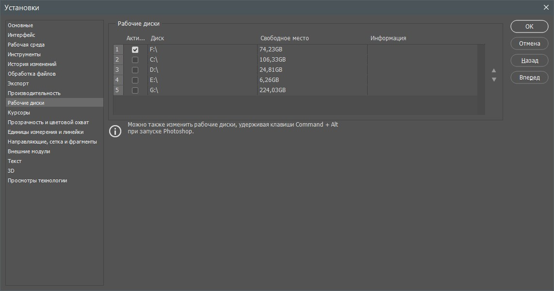 Настройки Photoshop. Фотоцентр Перспектива: выпускные альбомы, фотошкола, курсы фотографии