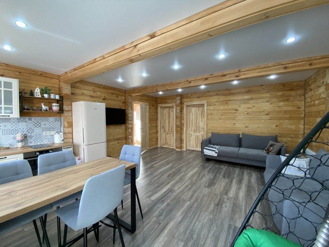 Проект Райский 2 спальни 90 м². Уральский завод Профилированного бруса в Челябинске