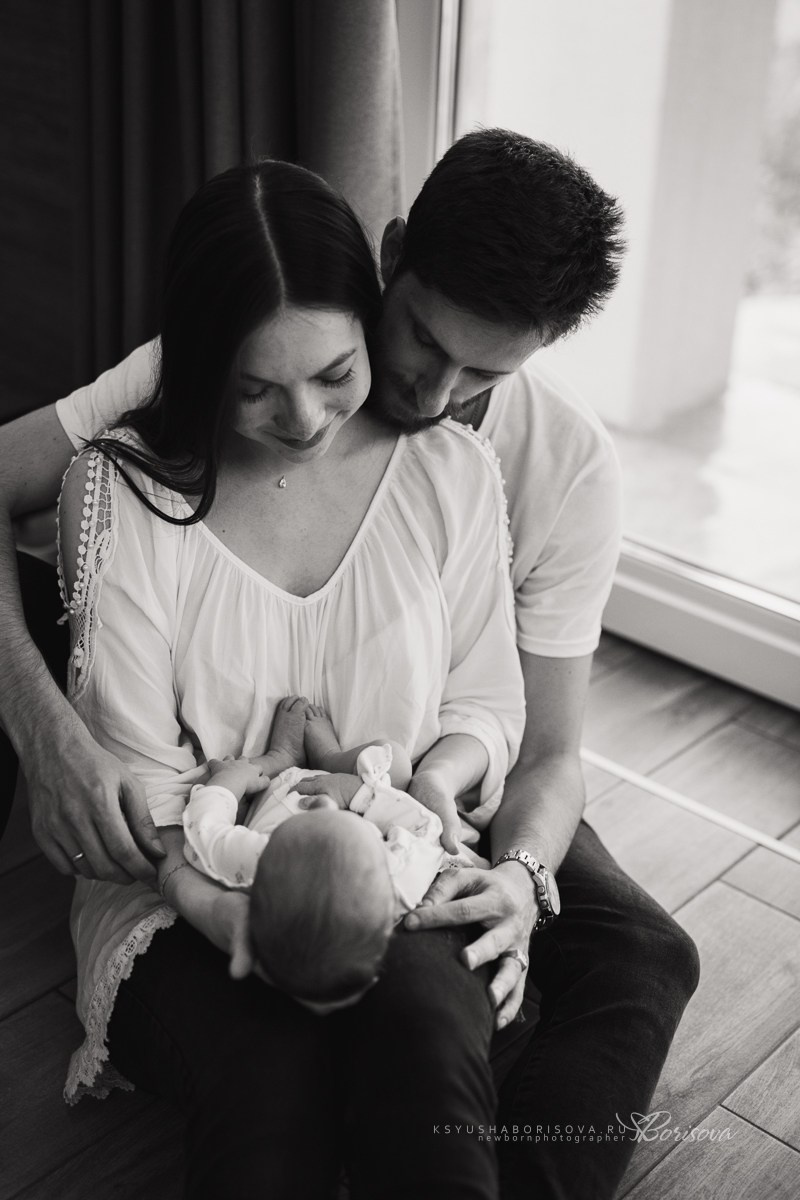 Фотосессия дома с новорожденным. Фотограф новорожденных в Магнитогорске Ксюша Борисова