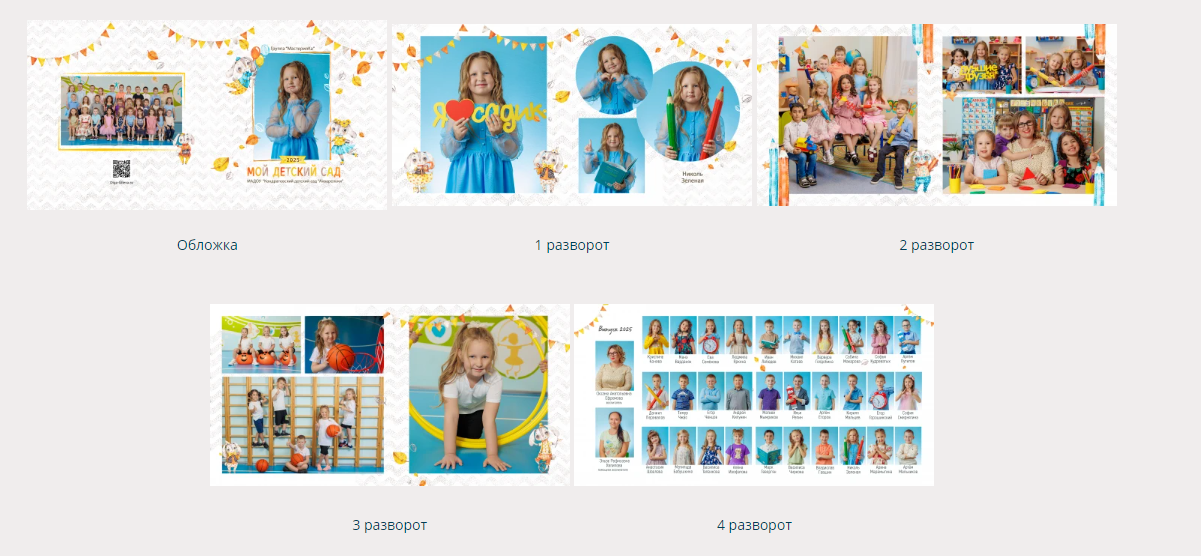 Фотокнига 4 разворота 20*20 см. Семейный фотограф в Перми Ольга Гилева. Выпускные альбомы