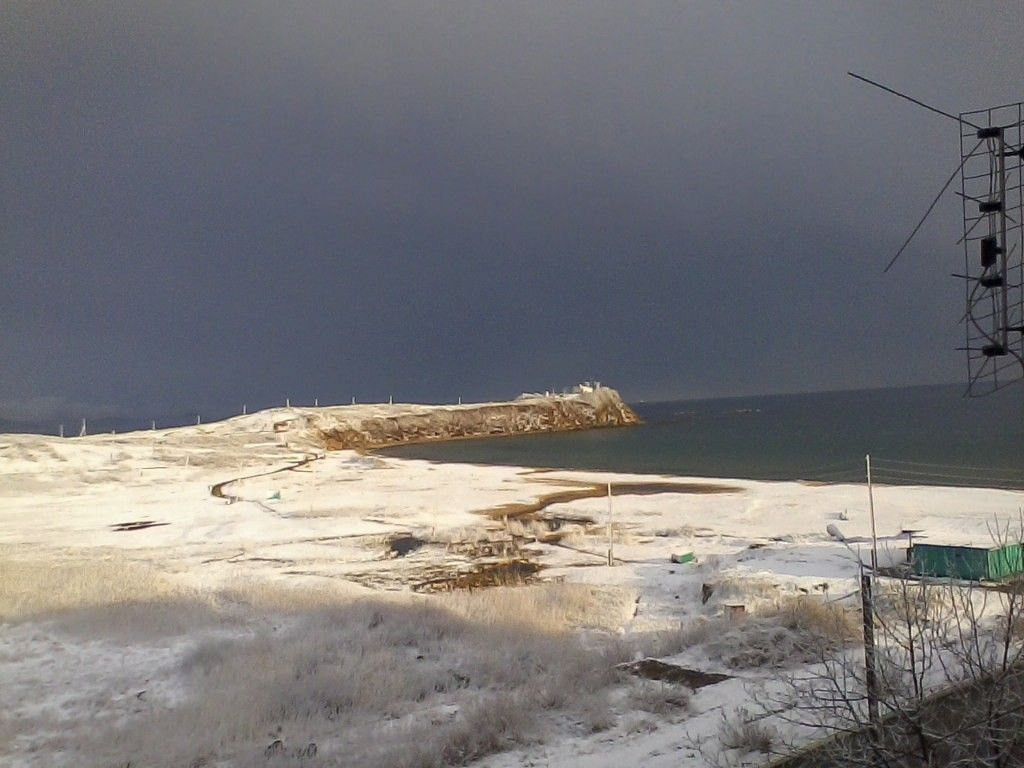 On the balcony. Evgeniya Kokurina