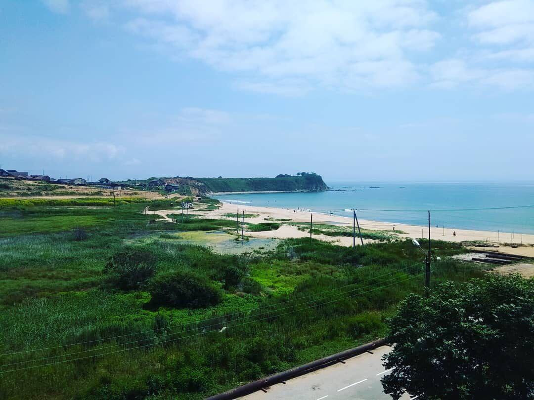 On the balcony. Evgeniya Kokurina