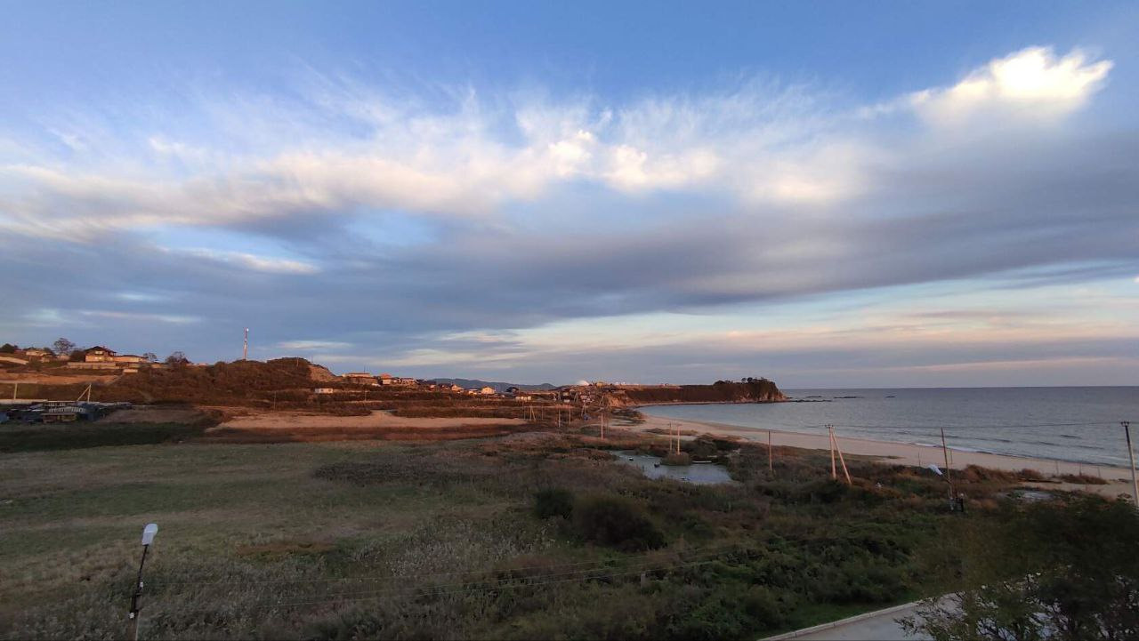 On the balcony. Evgeniya Kokurina