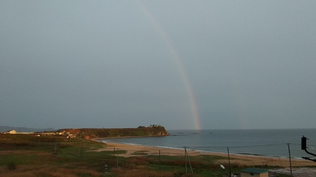 On the balcony. Evgeniya Kokurina