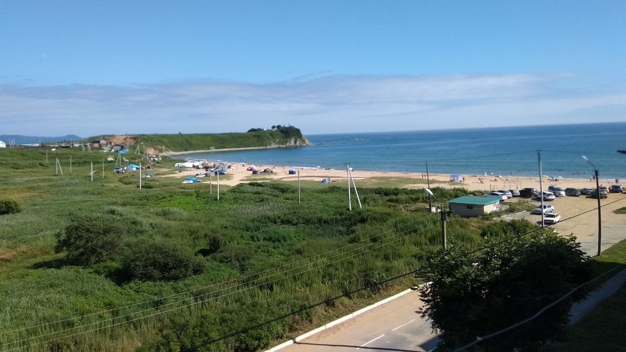 On the balcony. Evgeniya Kokurina
