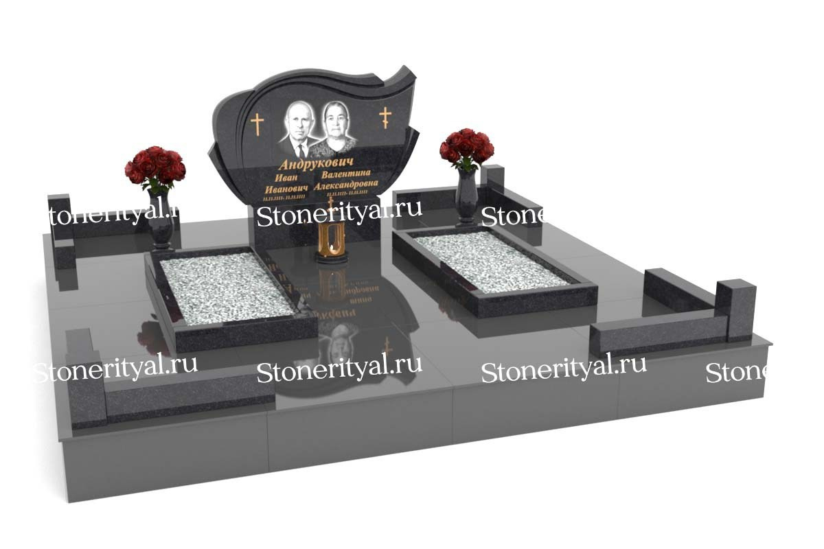 Семейные памятники. Изготовление и установка памятников в Москве и МО