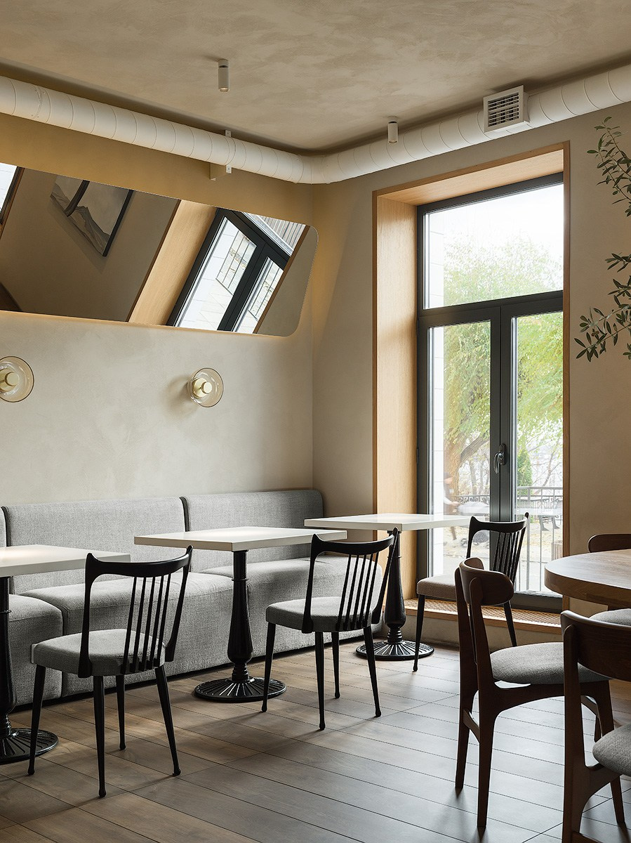 EMBER Cafe in Saratov Russia designed by QUADRUM STUDIO