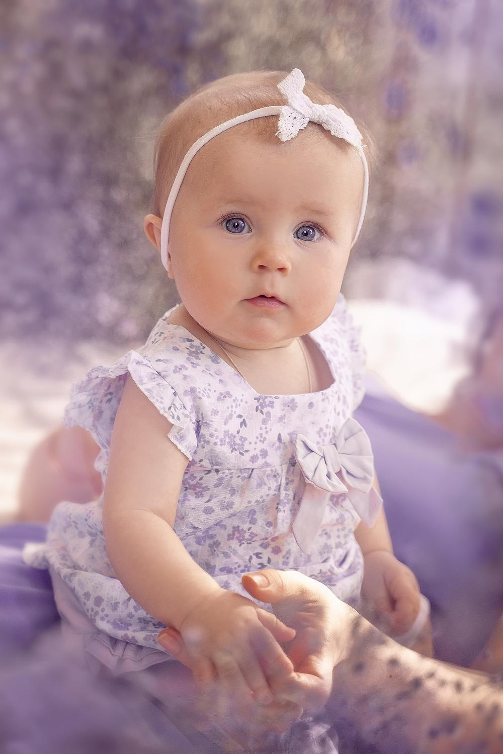 Весенняя фотосессия в лиловых цветах. Детский и семейный фотограф в Москве Катерина Орлова