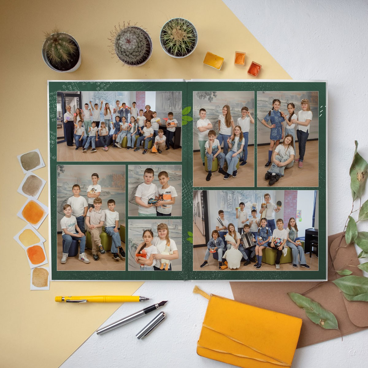 3 разворота 4кл. Детский, семейный и школьный фотограф Светлана Волжанина