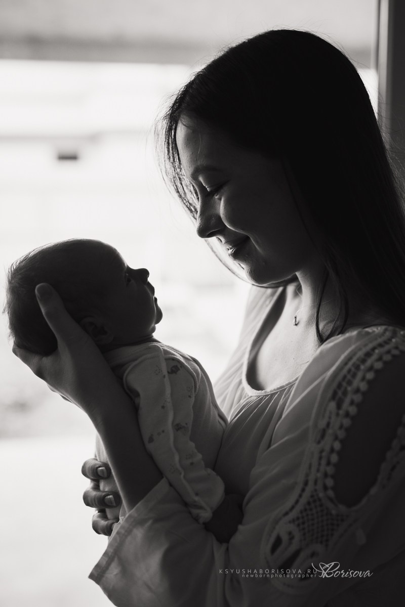 Фотосессия дома с новорожденным. Фотограф новорожденных в Магнитогорске Ксюша Борисова