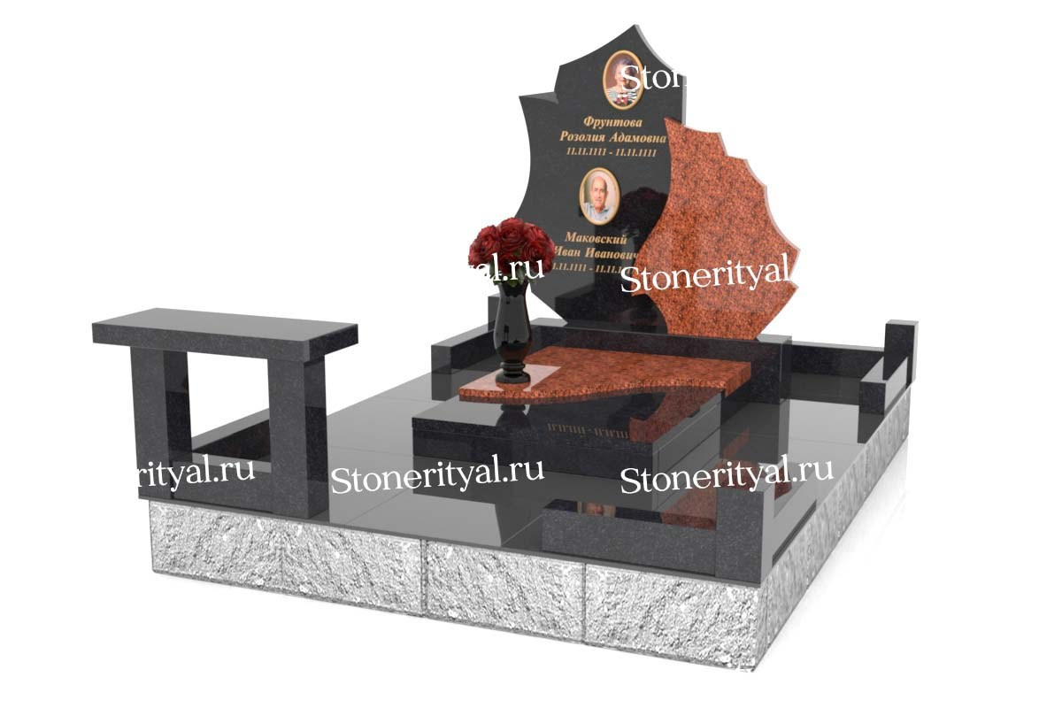 Семейные памятники. Изготовление и установка памятников в Москве и МО