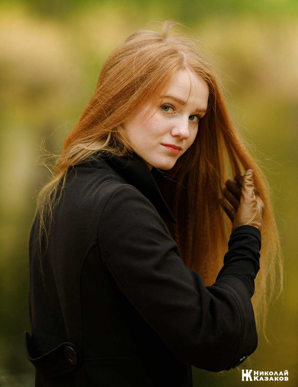 Осенняя фотосессия Виолетты в парке. Николай Казаков. Профессиональный фотограф. Преподаватель фотографии