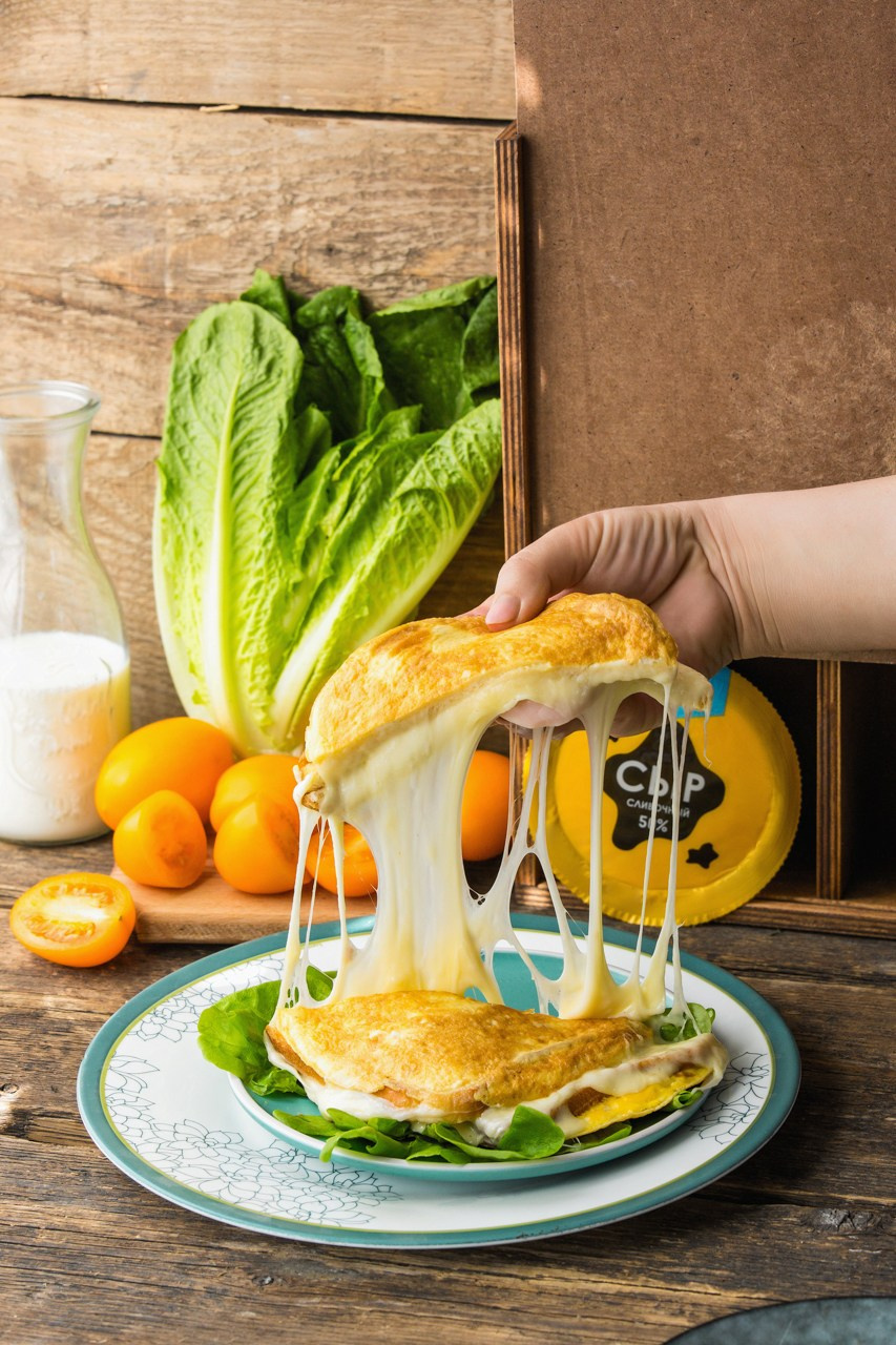 Фуд съемка молочной продукции комбината Роса в Смоленске. Фотограф | Михаил Буш Смоленск