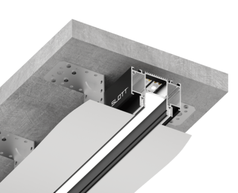Теневой потолок Натяжной потолок KRAAB SYSTEMS. Студия интерьерных решений SUNHOUSE. Натяжные потолки, шторы, текстиль