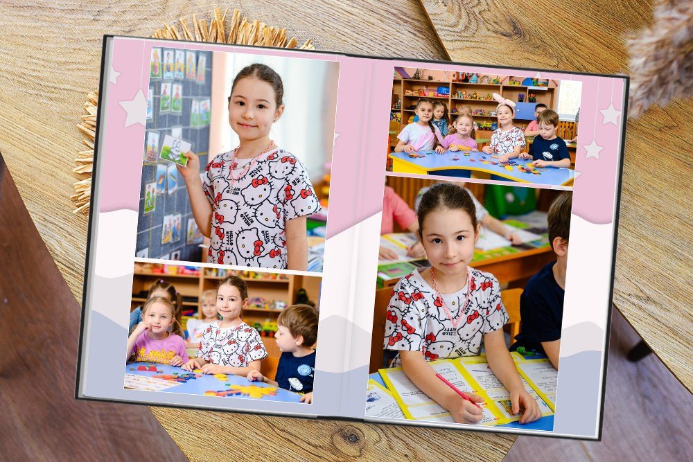 Выпускной альбом для детского сада в Томске. Студия выпускных альбомов Ольги Галкиной. Томск