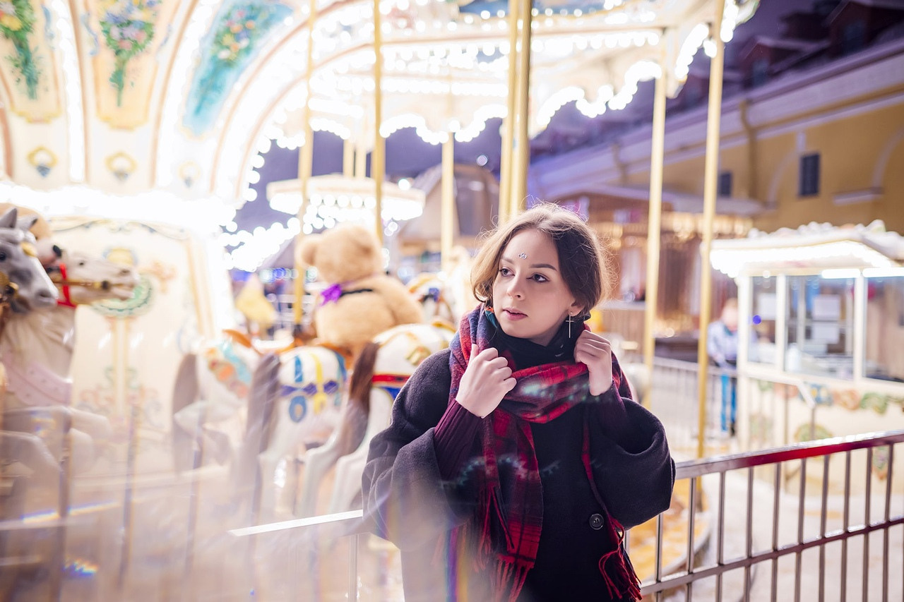 Новогодняя фотосессия на ярмарке Манежная площадь Никольский ряды