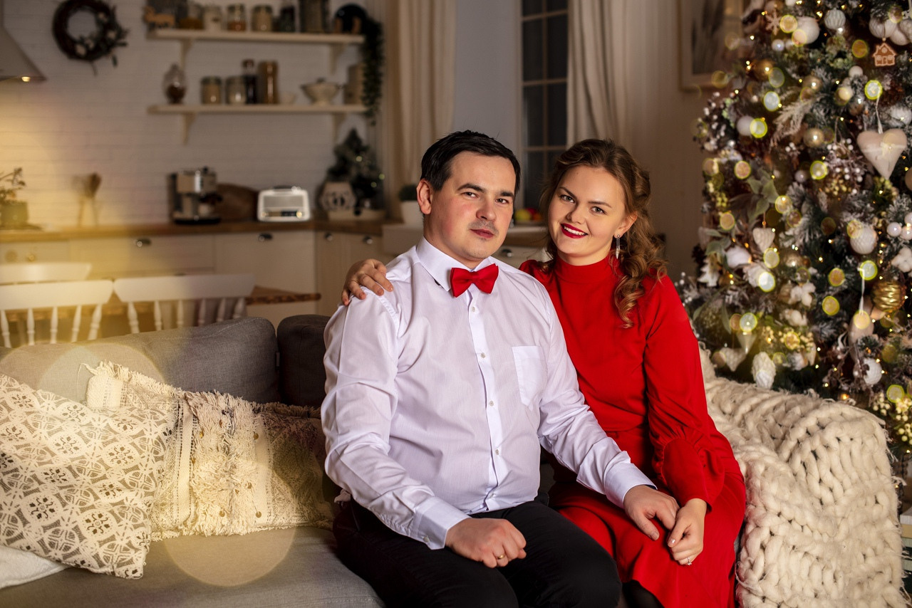 Новогодняя фотосессия в студии Мимика