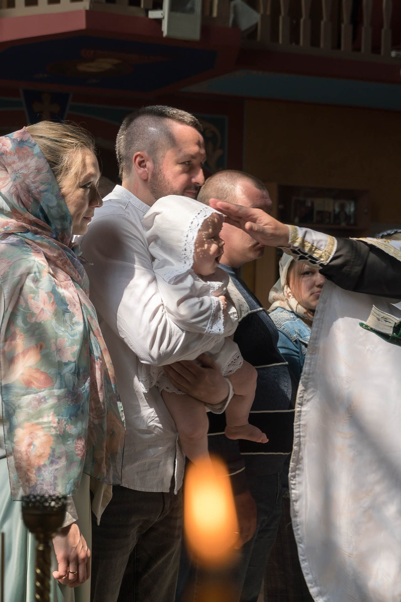 Крещение Платона в Покровском храме. Фотограф Татьяна Рутковская Калининград