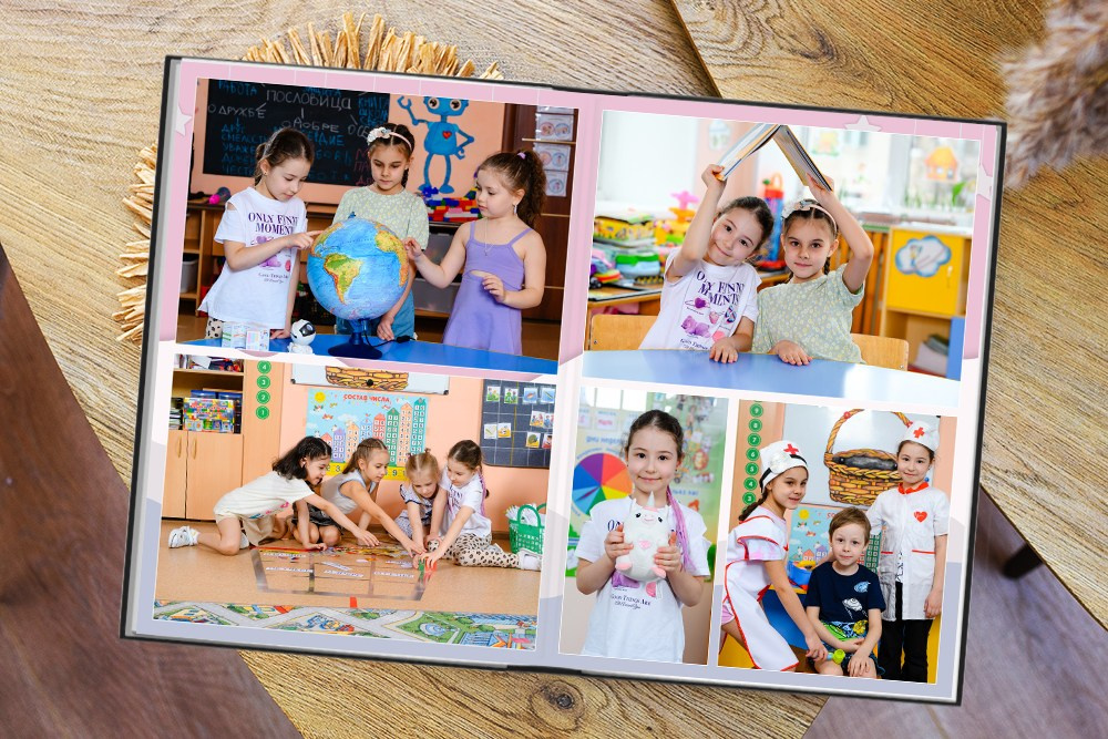 Выпускной альбом для детского сада в Томске. Студия выпускных альбомов Ольги Галкиной. Томск