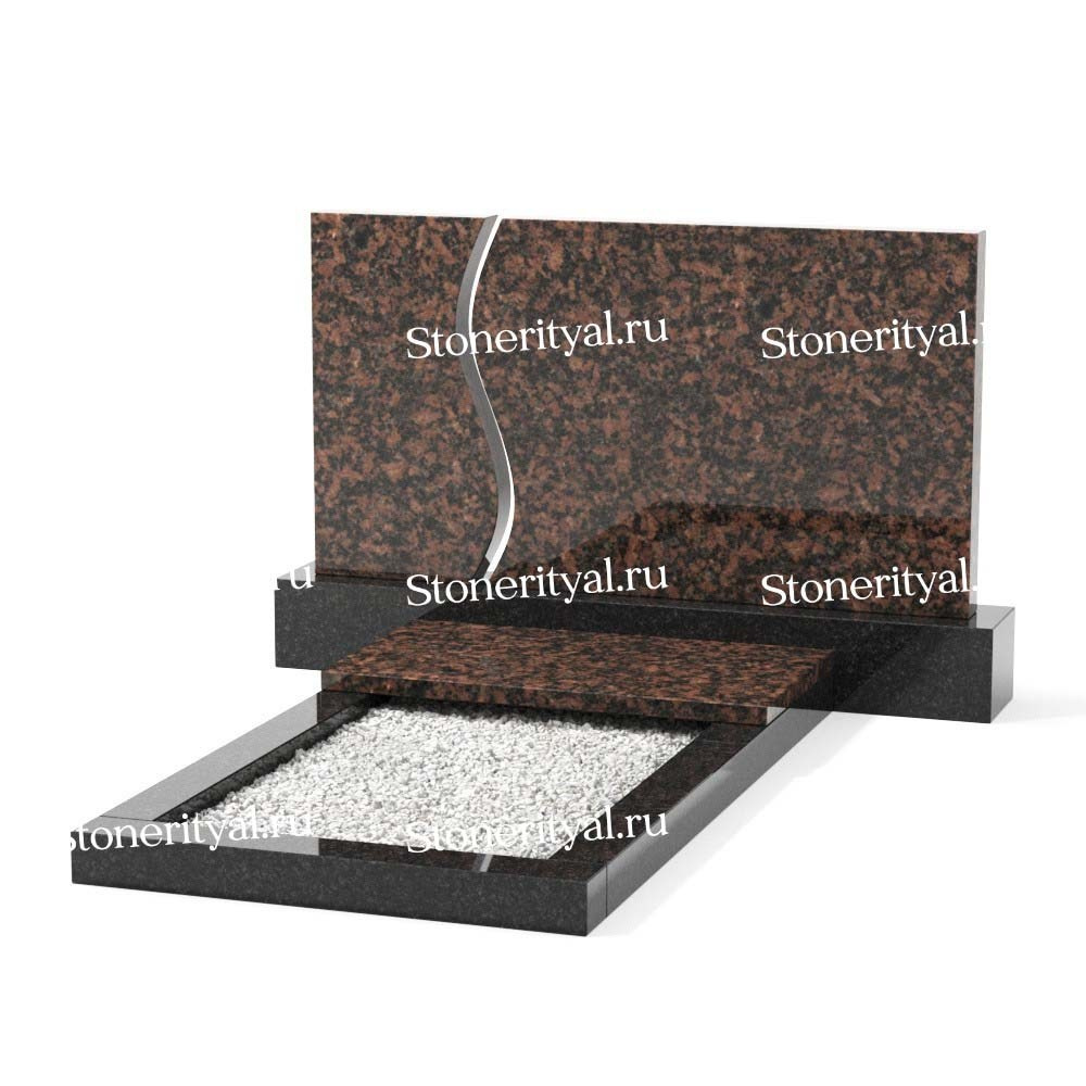 Комбинированные памятники на двоих. Изготовление и установка памятников в Москве и МО