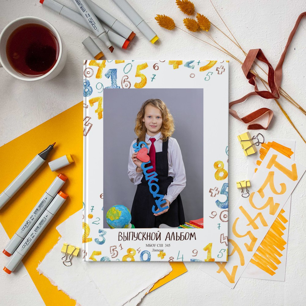 3 разворота 2200. Выпускные альбомы в Липецк