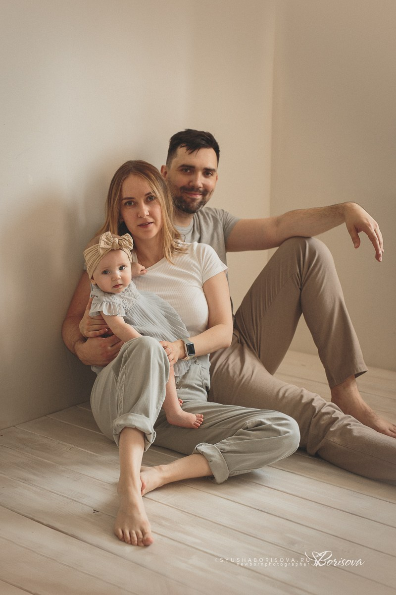 Фото с Родителями (малыши). Фотограф новорожденных в Магнитогорске Ксюша Борисова