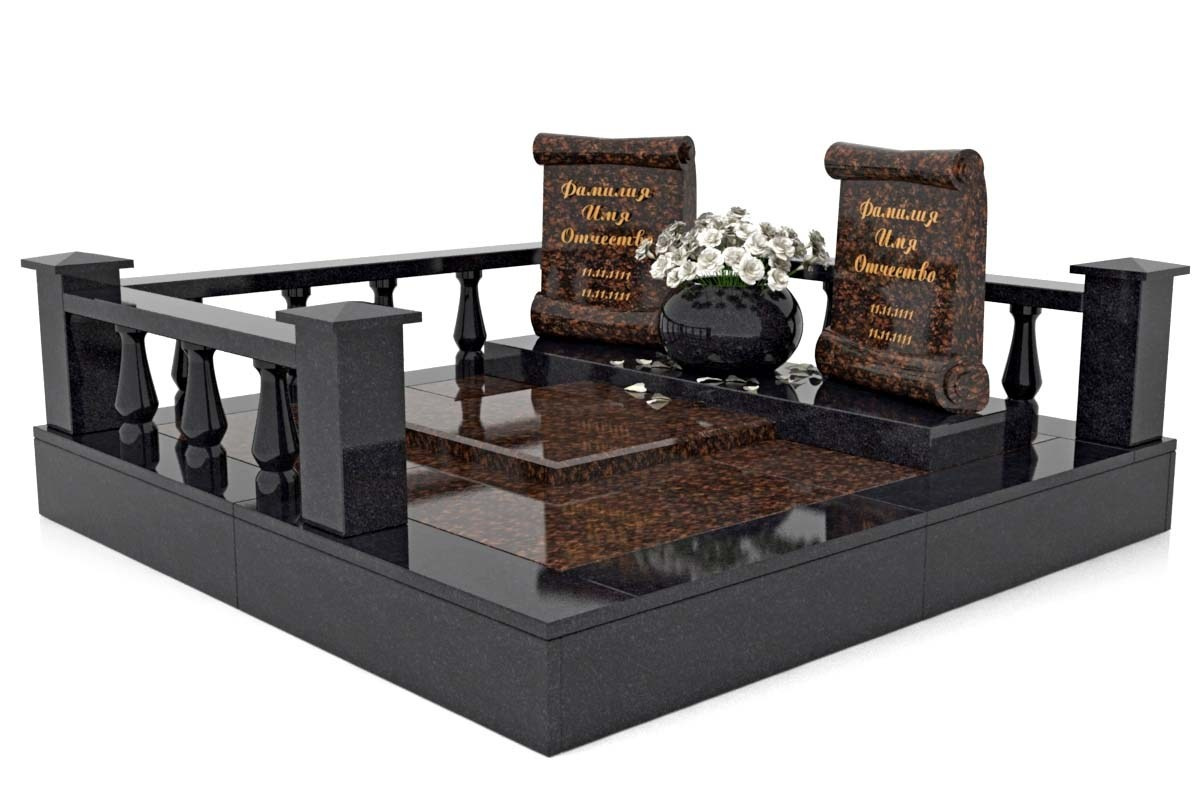 Семейные памятники. Изготовление и установка памятников в Москве и МО