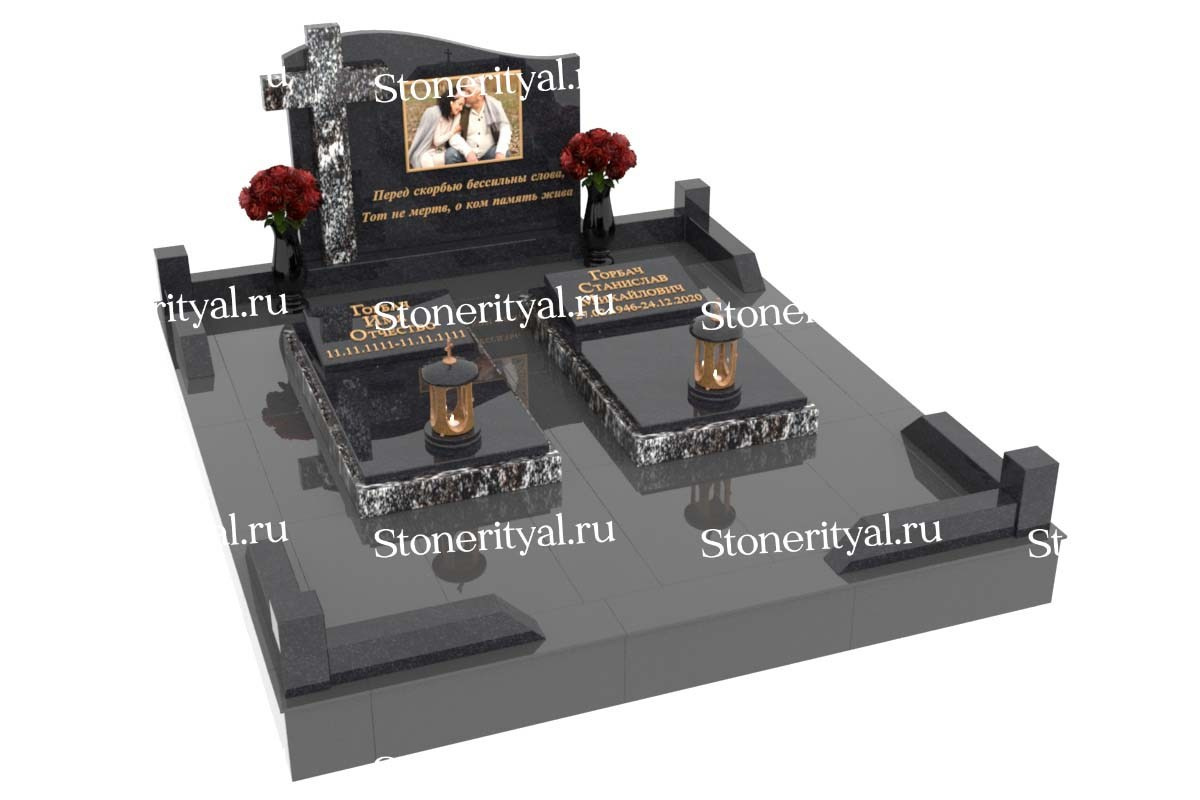 Семейные памятники. Изготовление и установка памятников в Москве и МО