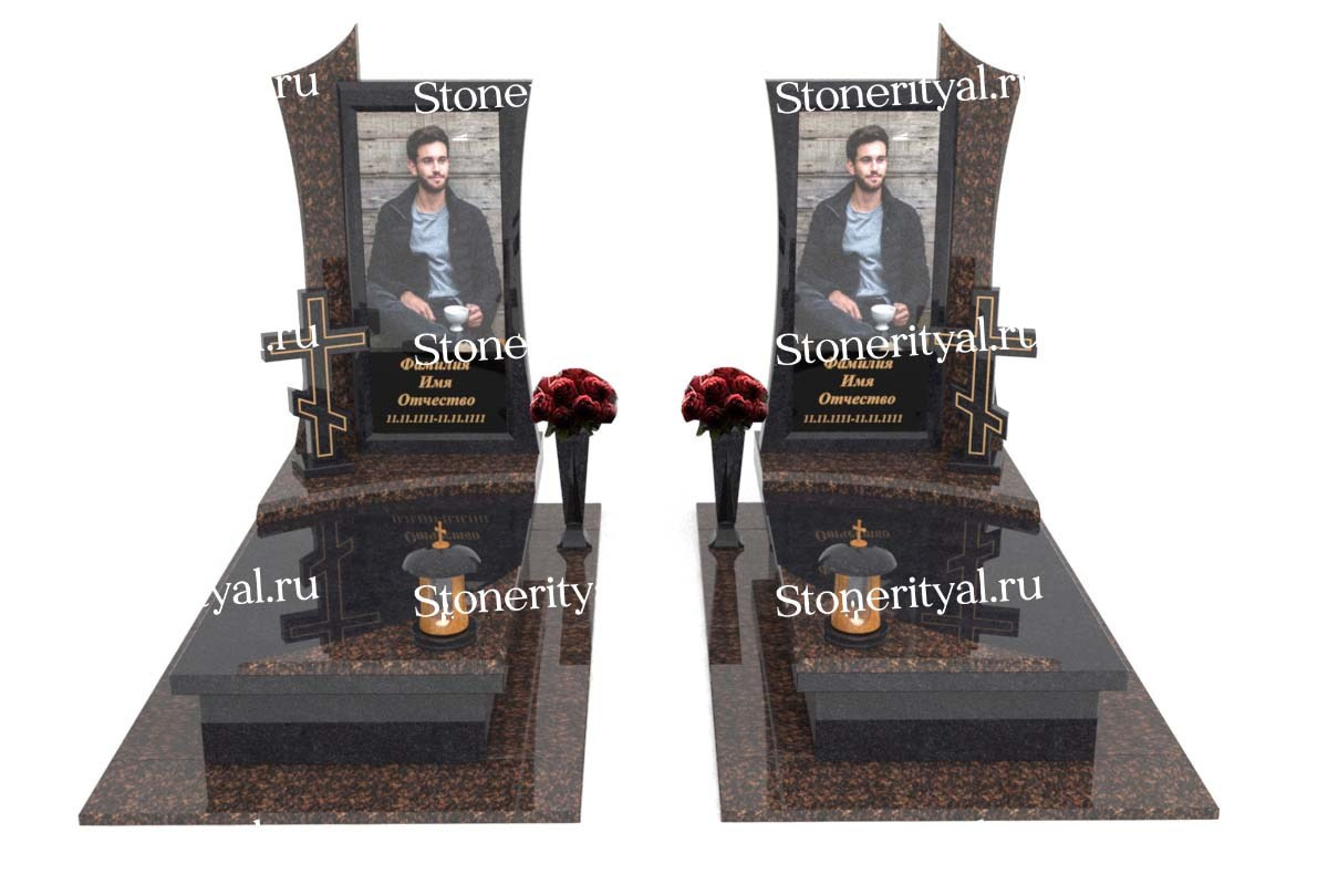 Семейные памятники. Изготовление и установка памятников в Москве и МО