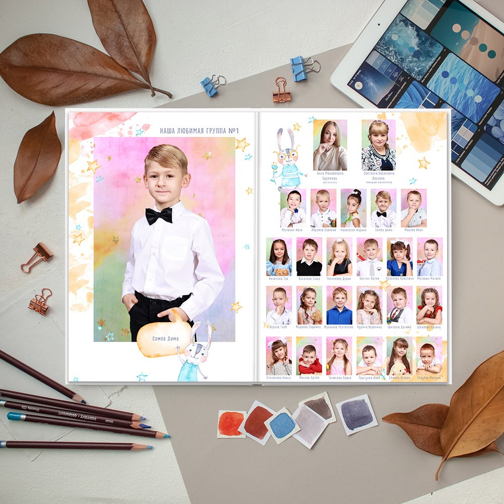 Выпускные альбомы в детский сад мини заказать Иваново, Ярославле Костроме Владимире. Выпускные альбомы в Иваново в детский сад и школу. Александр и Светлана Янкины