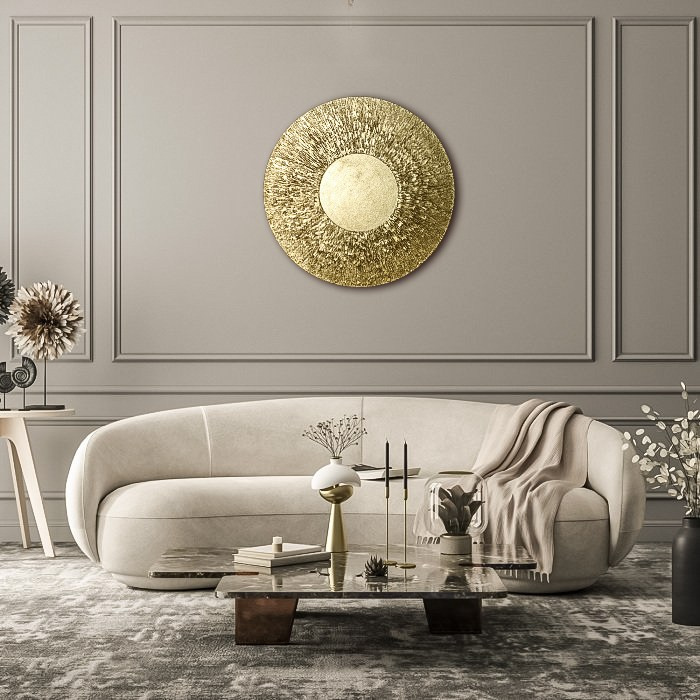 Панно «Солнце». Modern painting with worldwide delivery