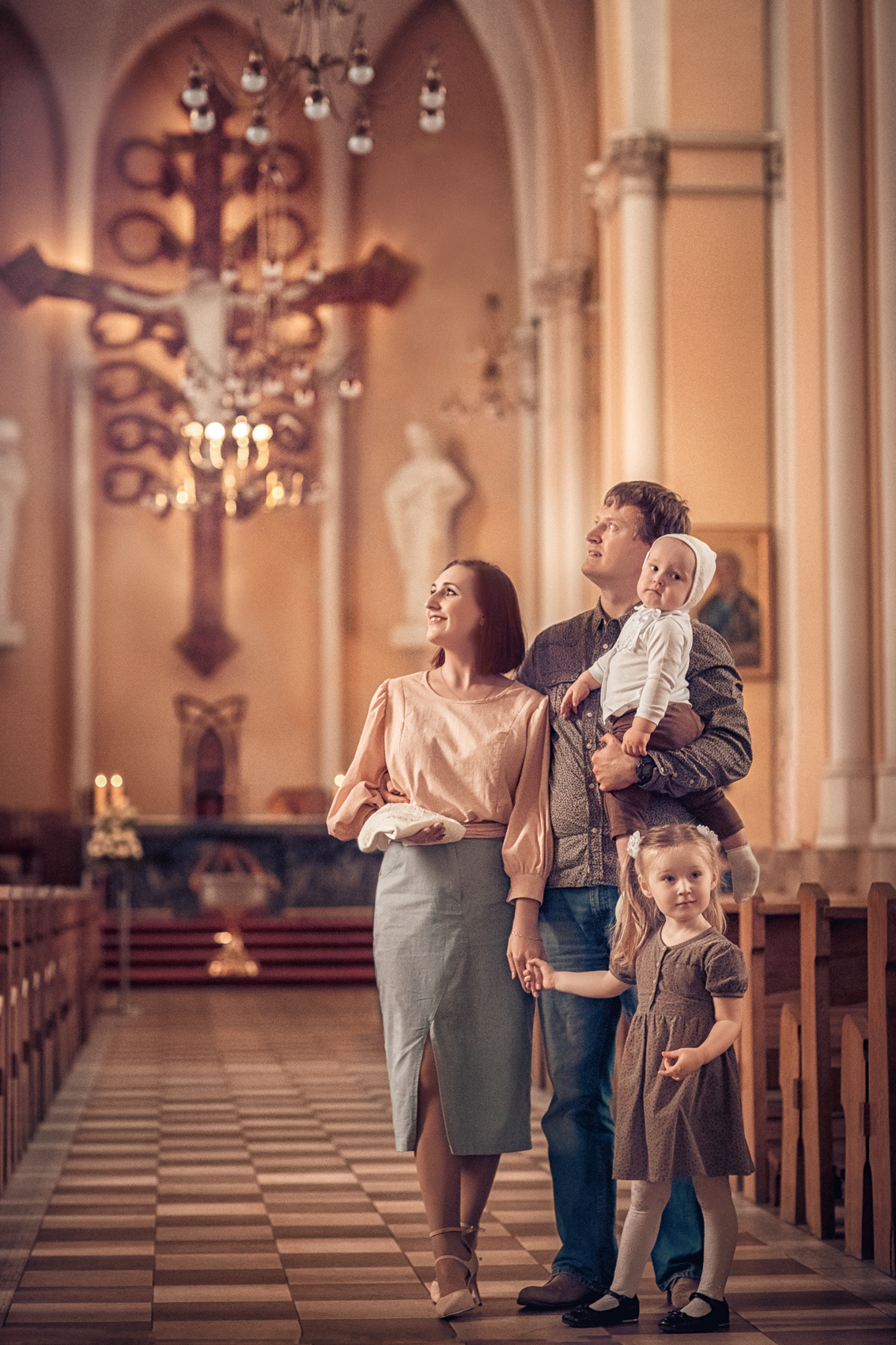 Крещение в соборе Непорочного Зачатия Пресвятой Девы Марии