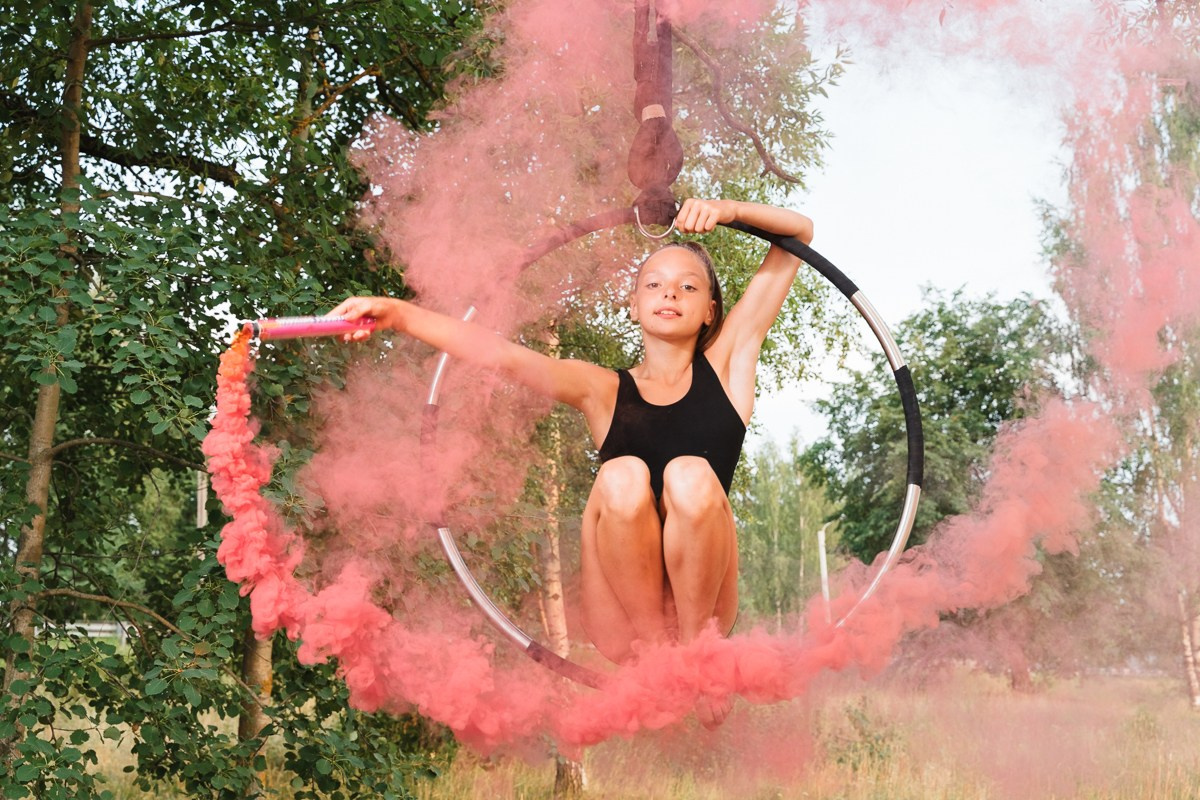 Фотопроект «Фаеры в лесу». Репортажный и семейный фотограф в Санкт-Петербурге Тарас Марченко