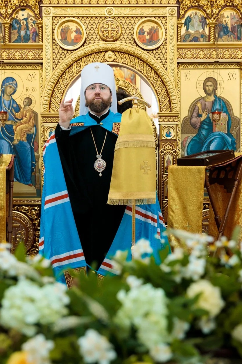 МИТРОПОЛИТ ИГНАТИЙ СОВЕРШИЛ БОЖЕСТВЕННУЮ ЛИТУРГИЮ В ХРАМЕ СВЯТОГО ВЕЛИКОМУЧЕНИКА ГЕОРГИЯ ПОБЕДОНОСЦА. Саратовское Северо-Западное благочиние