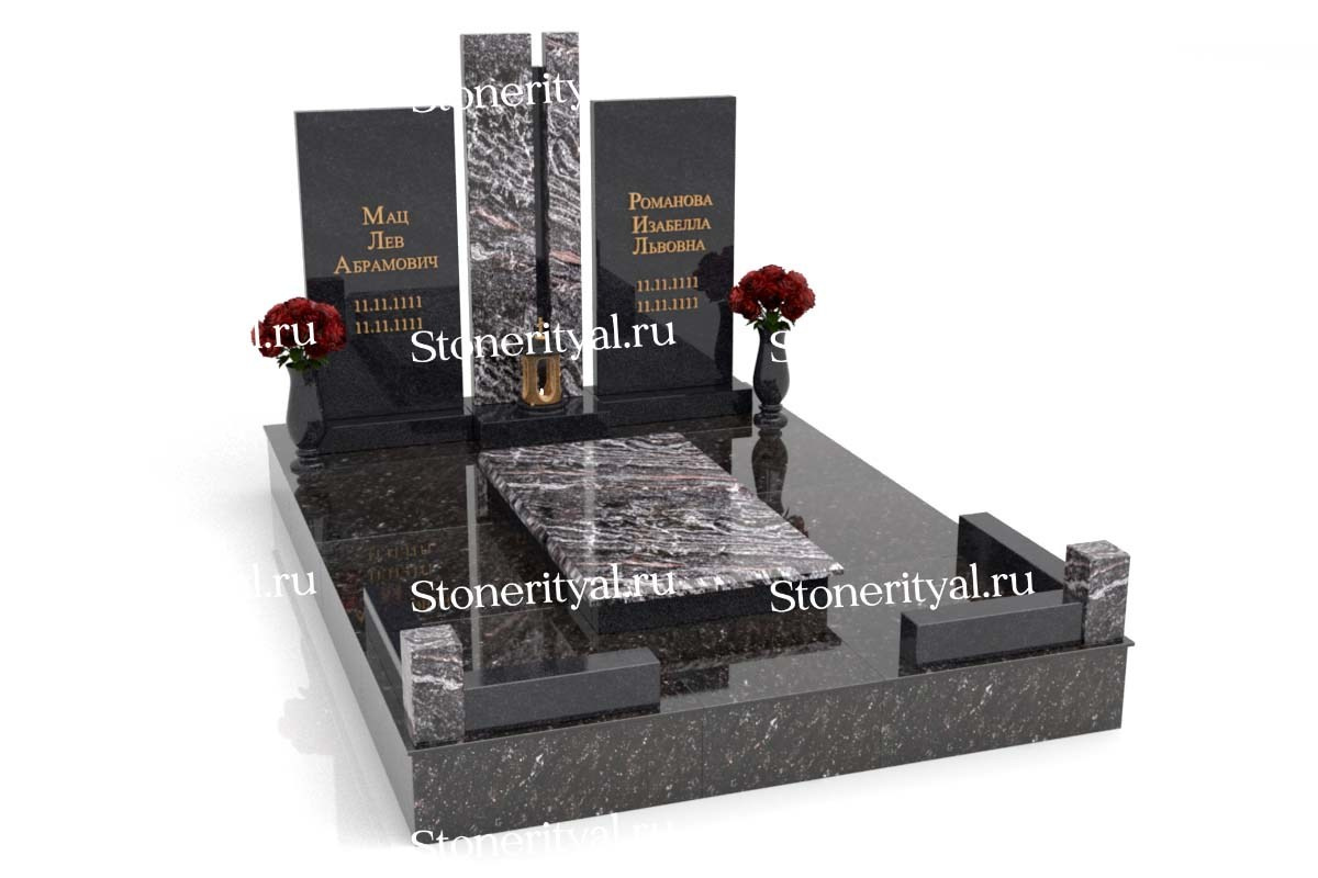 Семейные памятники. Изготовление и установка памятников в Москве и МО