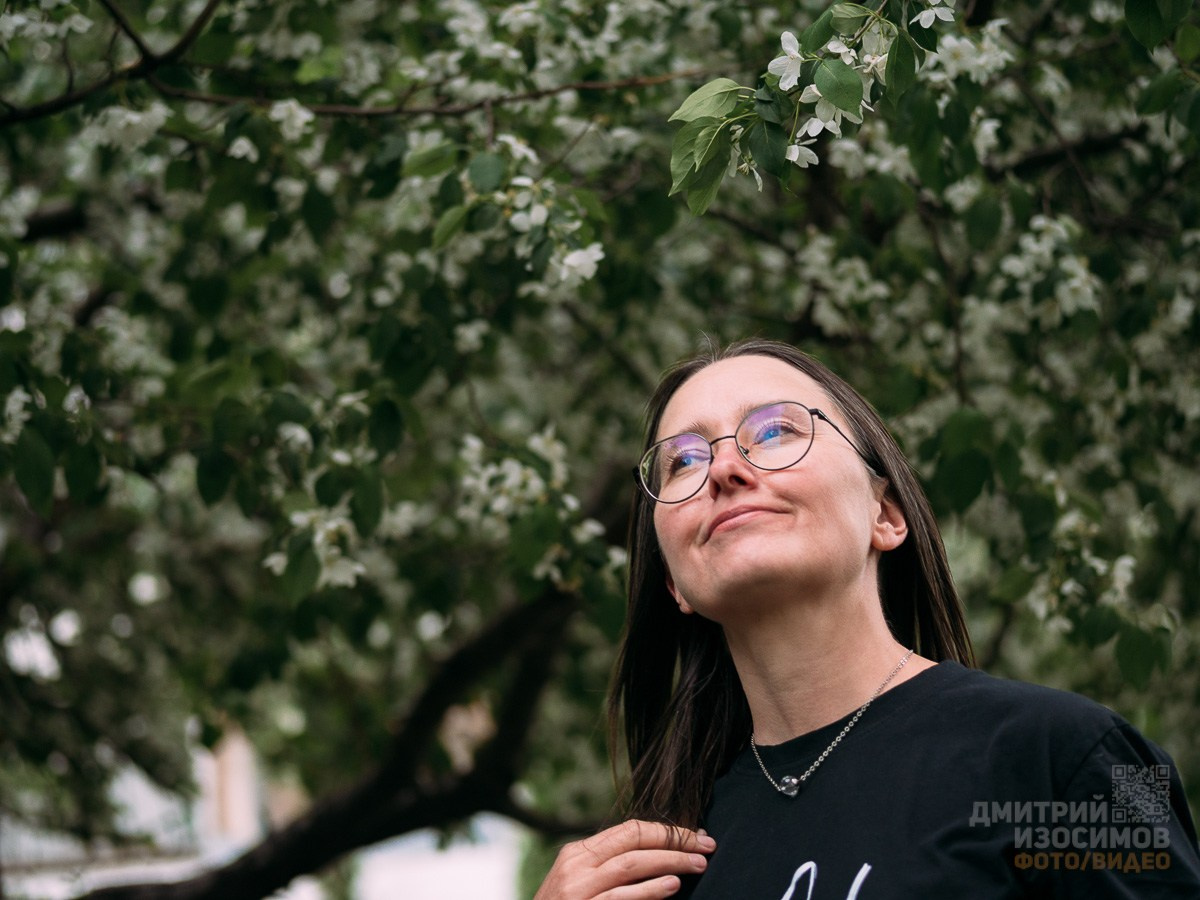 Фотосессия с яблонями (10 минут)